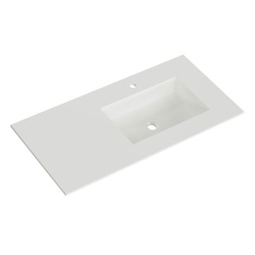 Pelipal PCON Krion-Waschtisch 106 cm Weiß Matt