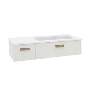 Pelipal PCON Solid Surface Waschtisch mit Unterschrank 107 cm