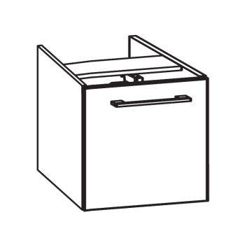 Pelipal PCON Unterschrank 45 cm Skizze