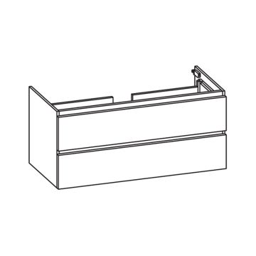 Pelipal PCON Waschtischunterschrank 120 cm Skizze