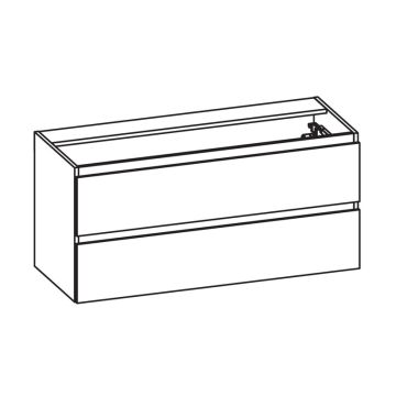 Pelipal PCON Waschtischunterschrank 115 cm Skizze