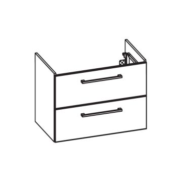 Pelipal PCON Waschtischunterschrank 45 cm Skizze