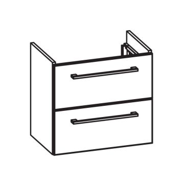 Pelipal PCON Waschtischunterschrank 53 cm