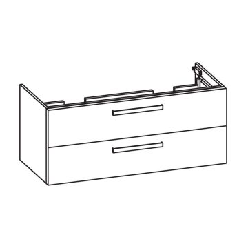 Pelipal PCON Waschtischunterschrank 115 cm Skizze