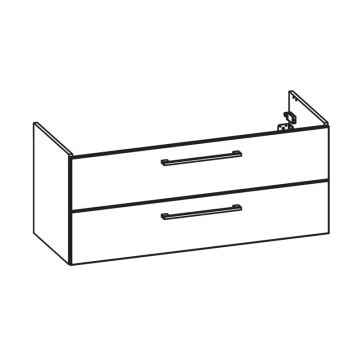 Pelipal PCON Waschtischunterschrank 116 cm Skizze