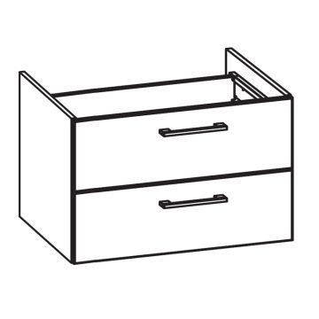 Pelipal PCON Unterschrank 75 cm Skizze