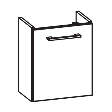 Pelipal PCON Waschtischunterschrank 45 cm Skizze