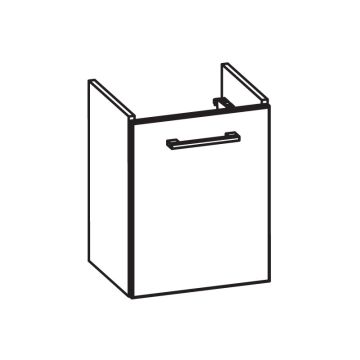 Pelipal PCON Waschtischunterschrank 38 cm Skizze