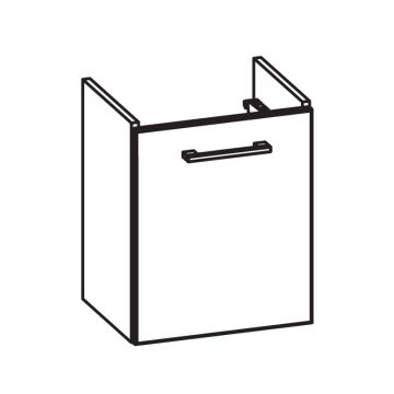 Pelipal PCON Waschtischunterschrank 40 cm Skizze