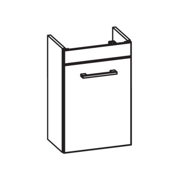 Pelipal PCON Waschtischunterschrank 37 cm Skizze