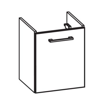 Pelipal PCON Waschtischunterschrank 40 cm Skizze