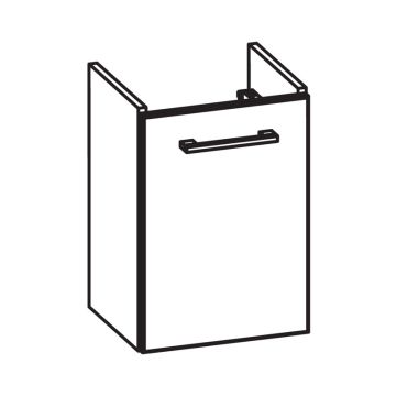 Pelipal PCON Waschtischunterschrank 34 cm Skizze