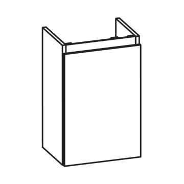 Pelipal PCON Waschtischunterschrank 35 cm Skizze