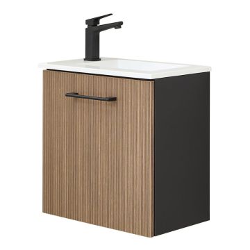 Pelipal Serie 6910 Mineralmarmor-Waschtisch mit Unterschrank 48 cm