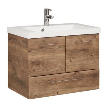 Pelipal Quickset 943 - Filo Mineralmarmor-Waschtisch mit Unterschrank Set 74 cm