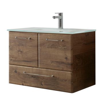 Pelipal Quickset 943 - Filo Glaswaschtisch mit Unterschrank Set 74 cm