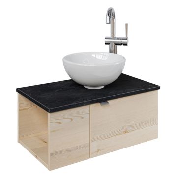 Pelipal Serie 6915 Keramik-Aufsatzbecken mit Unterschrank 61 cm