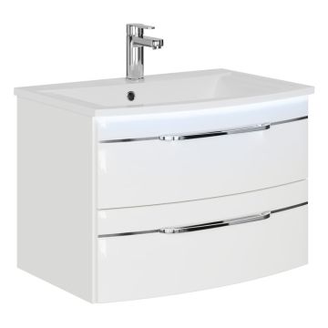 Pelipal Serie 7045 Mineralguss-Waschtisch mit Unterschrank 72 cm