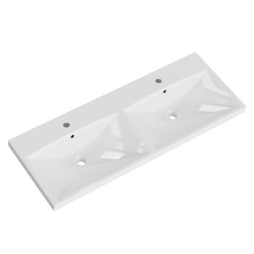 Pelipal Serie 7075 Keramik-Doppelwaschtisch 120 cm