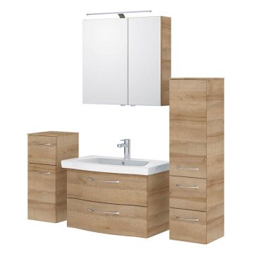 Pelipal Serie 6005 Badmöbel Set - SPRINT - 82 cm + 2x 30 cm