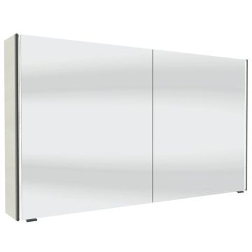 Pelipal Spiegelschränke Spiegelschrank - 123,2 cm, 2 Drehtüren, 4 Glaseinlegeböd