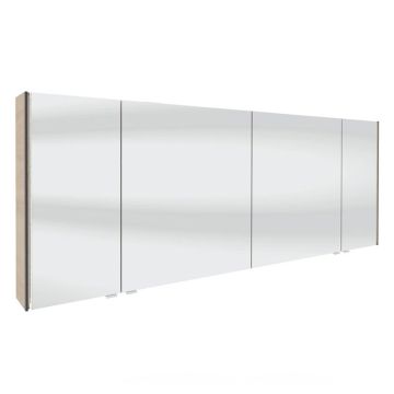 Pelipal Spiegelschränke Spiegelschrank - 183,2 cm, 4 Drehtüren, 8 Glaseinlegeböd