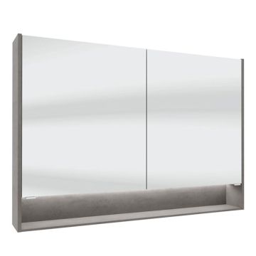 Pelipal Spiegelschränke Spiegelschrank - 123,2 cm, 2 Drehtüren, 4 Glaseinlegeböd