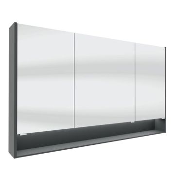 Pelipal Spiegelschränke Spiegelschrank - 143,2 cm, 3 Drehtüren, 6 Glaseinlegeböd