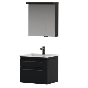 Puris Cool Line Badmöbel Set 60 cm Spiegelschrank Serie B