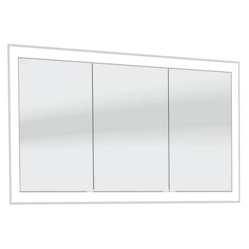 Puris Kera Plan Spiegelschrank - 132 cm - Einbauspiegelschrank