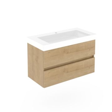 Puris Kera Plan Waschtisch mit Unterschrank - 92 cm