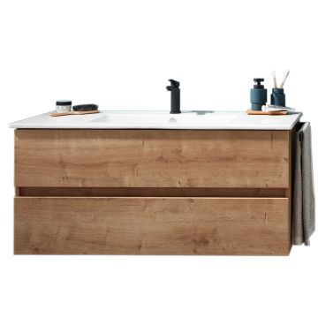 Puris Kera Plan Waschtisch mit Unterschrank Set 9 - 122 cm