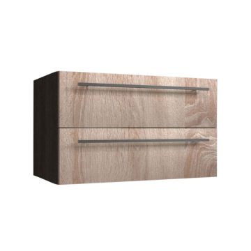 Puris Kera Plan Waschtischunterschrank - 85 cm Geberit Xeno² 900 links