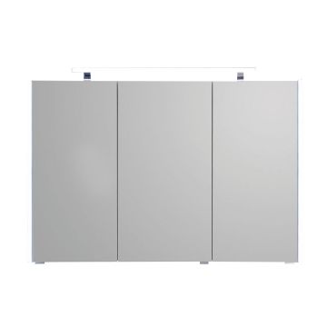 Puris Quada Spiegelschrank 100 cm mit Beleuchtungsstreifen