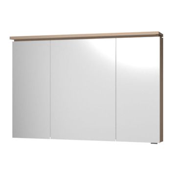 Puris Quada Spiegelschrank 120 cm mit Gesimsboden
