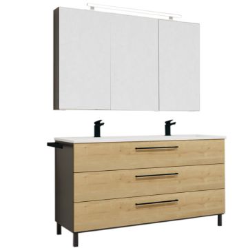 Puris Quada Badmöbel Set 4-2, 122 cm