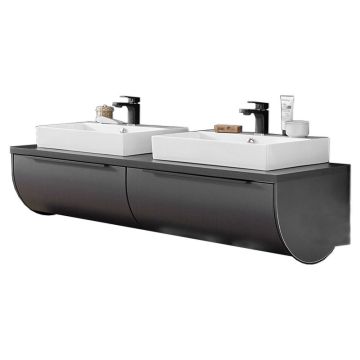 Puris Rounds Waschtisch mit Unterschrank Set 8