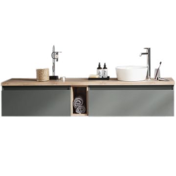 Puris Vialli Waschtisch mit Unterschrank Set 12 - 200,8 cm