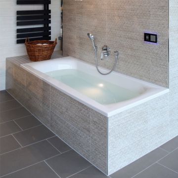 Repabad Arosa Rechteck-Badewanne 170 - Acryl, in Weiß, Ambiente