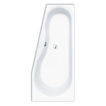Repabad Tika Raumspar-Badewanne 170 links - Acryl, in Weiß