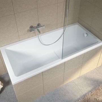 Riho Rechteck-Badewanne Lusso Plus - Acryl - 170 x 80 cm, Ambiente