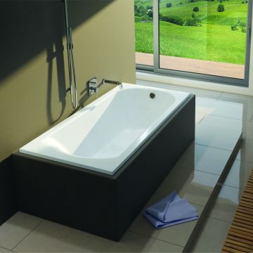 Riho Rechteck-Badewanne Miami - Acryl - 170 x 70 cm, Weiß