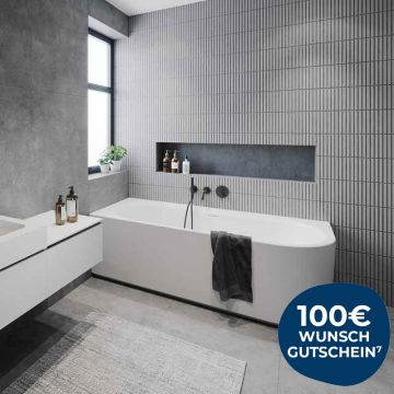 Riho Badewannen Eck-Badewanne Desire Corner Rechts - Acryl - 170 x 77 cm  Ambien