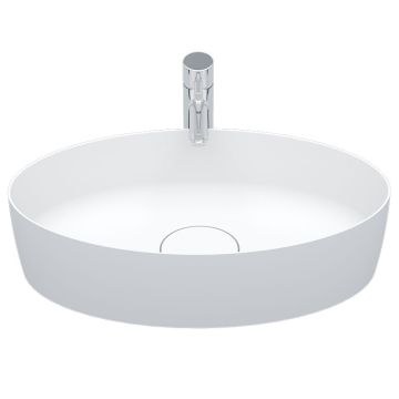 Riho Solid Surface Aufsatzwaschtisch Thin Oval - 58 cm