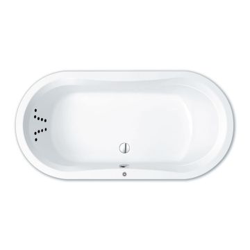 Repabad Pluto Oval 180 x 90 cm, mit Rückentherapie