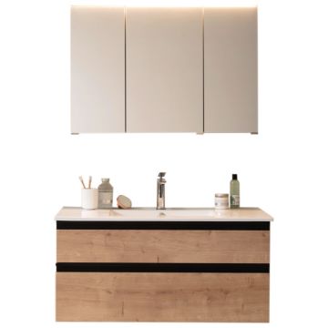 Schöner Wohnen Stockholm Badmöbel Set 5 - 102 cm