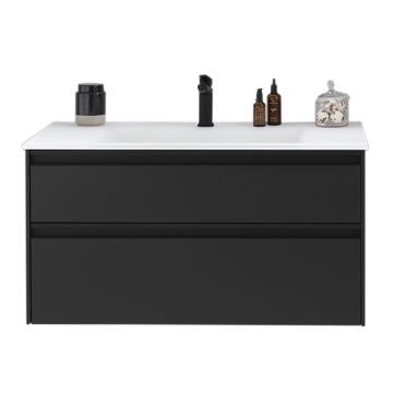 Schöner Wohnen Stockholm Waschtisch mit Unterschrank Set 2 - 102 cm