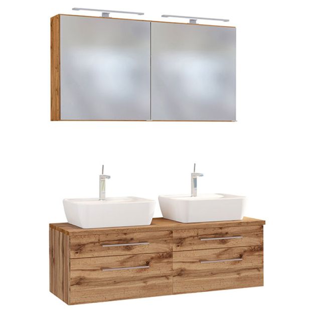 Held Möbel Davos Badmöbel Set