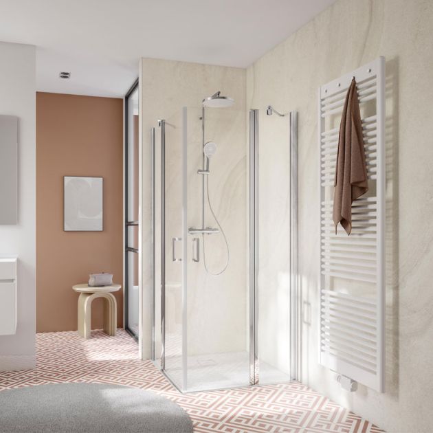 HSK Favorit Nova Dusche mit Eckeinstieg