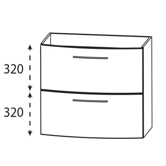 Laguna modern classic Waschtischunterschrank